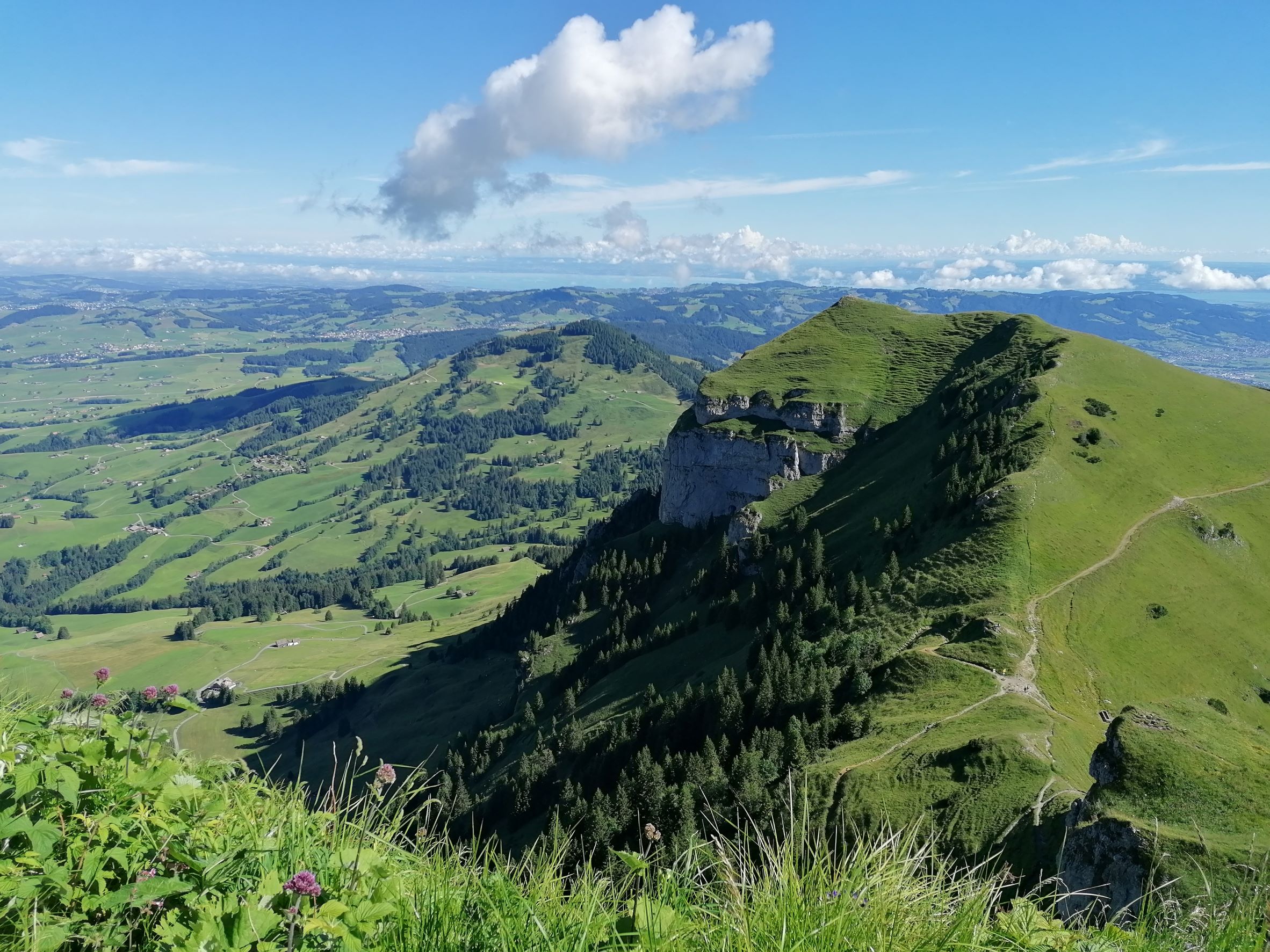 Alpstein Hoher Kasten Blick zum Kamor