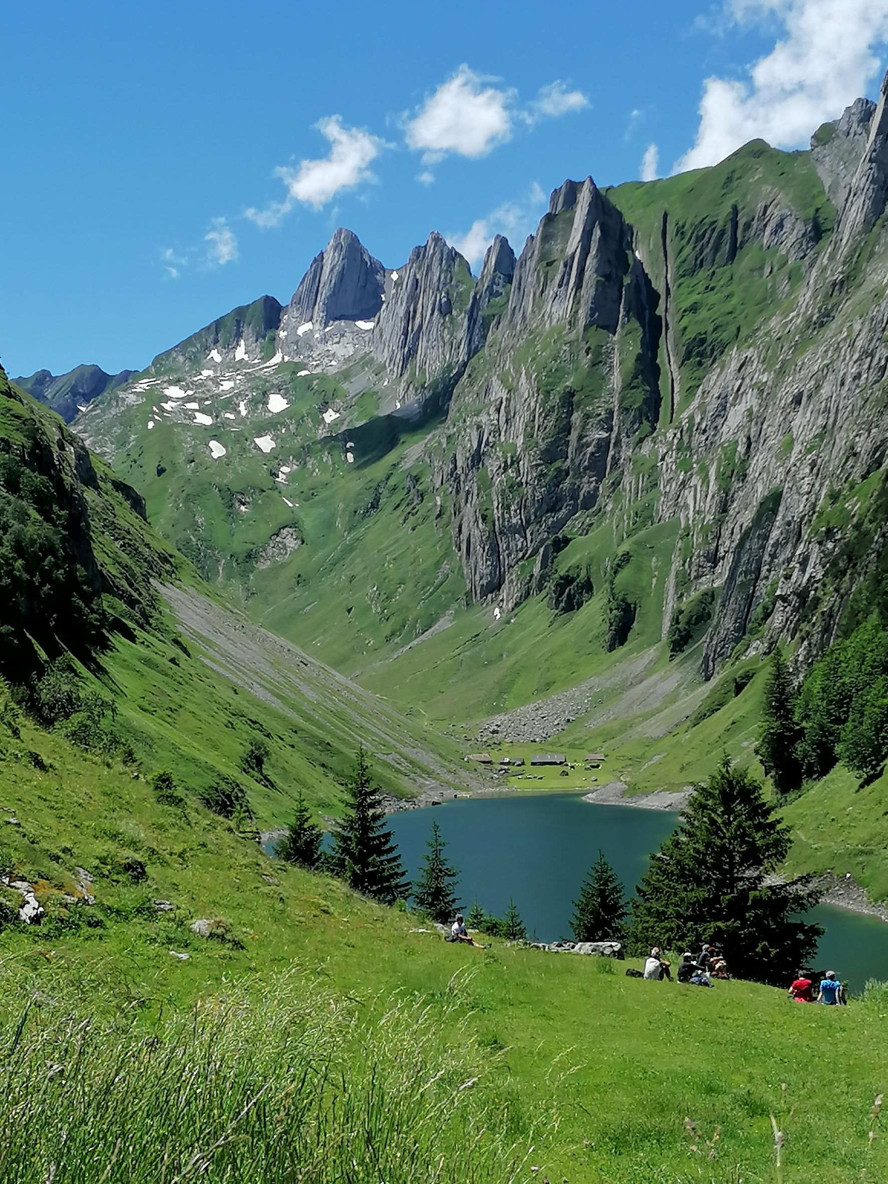 Alpstein Bollenwes mit Fälensee und Altmann