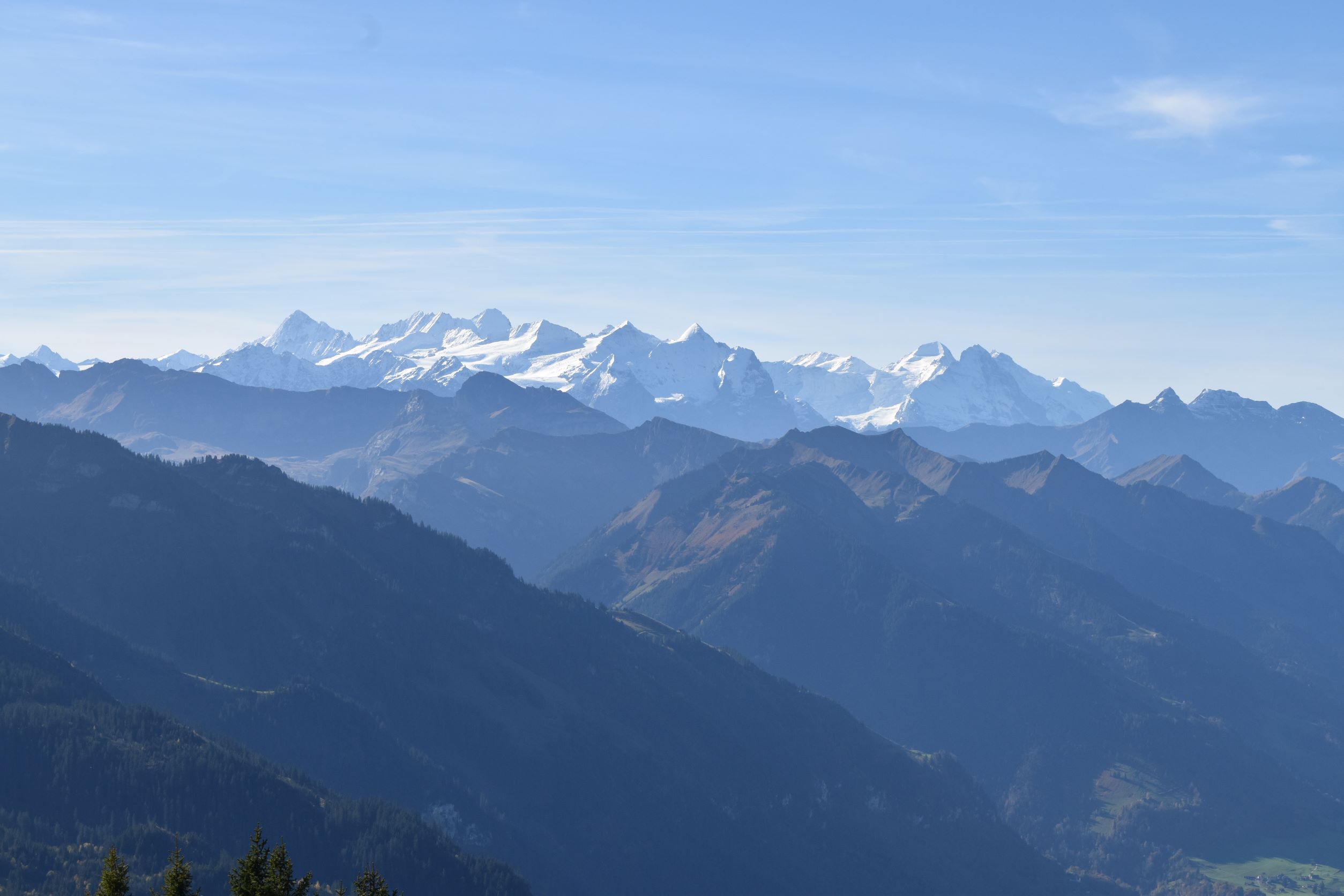 Auf dem Stanserhorn Blick Richtung Berner Alpen