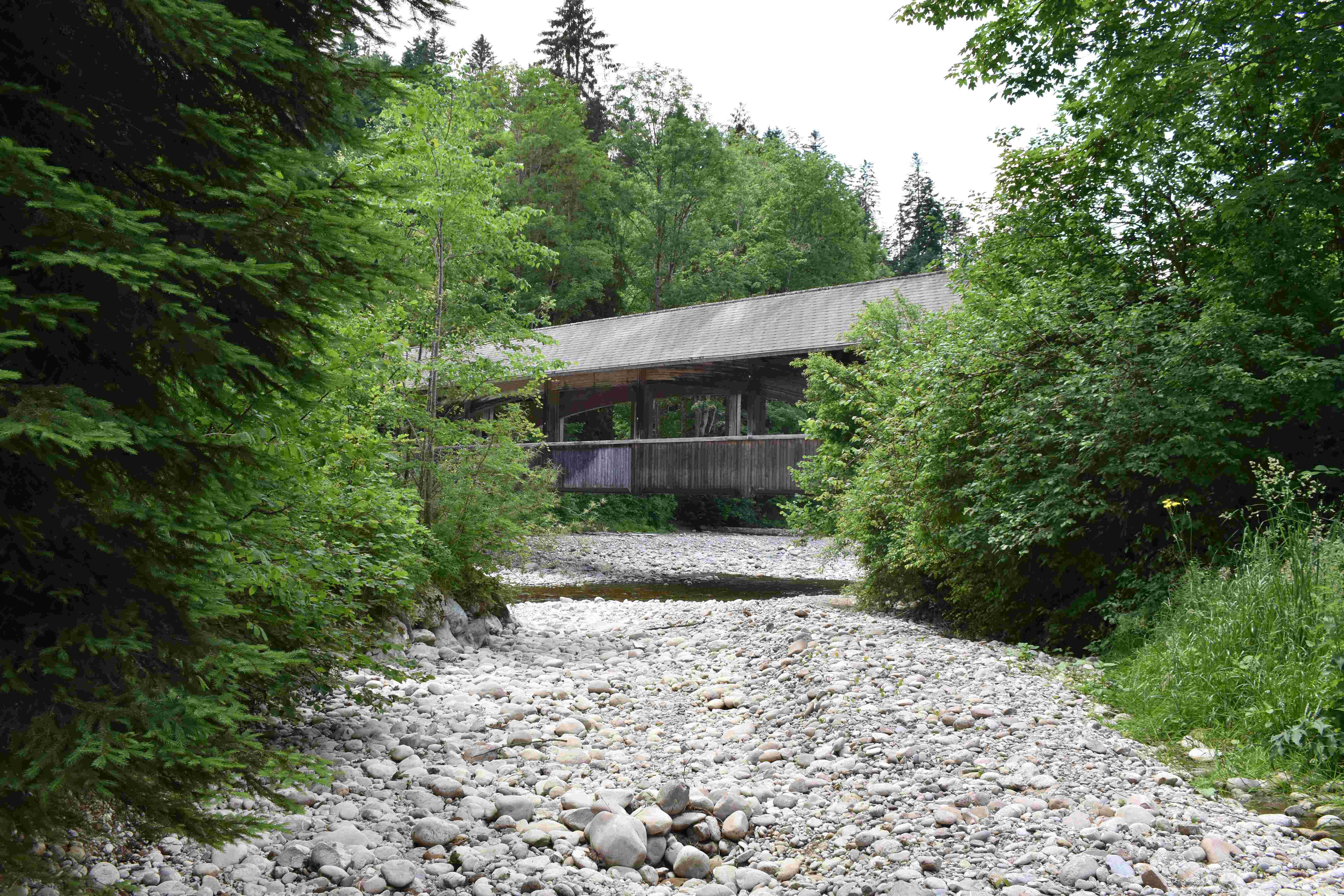 kleine Holzbrücke