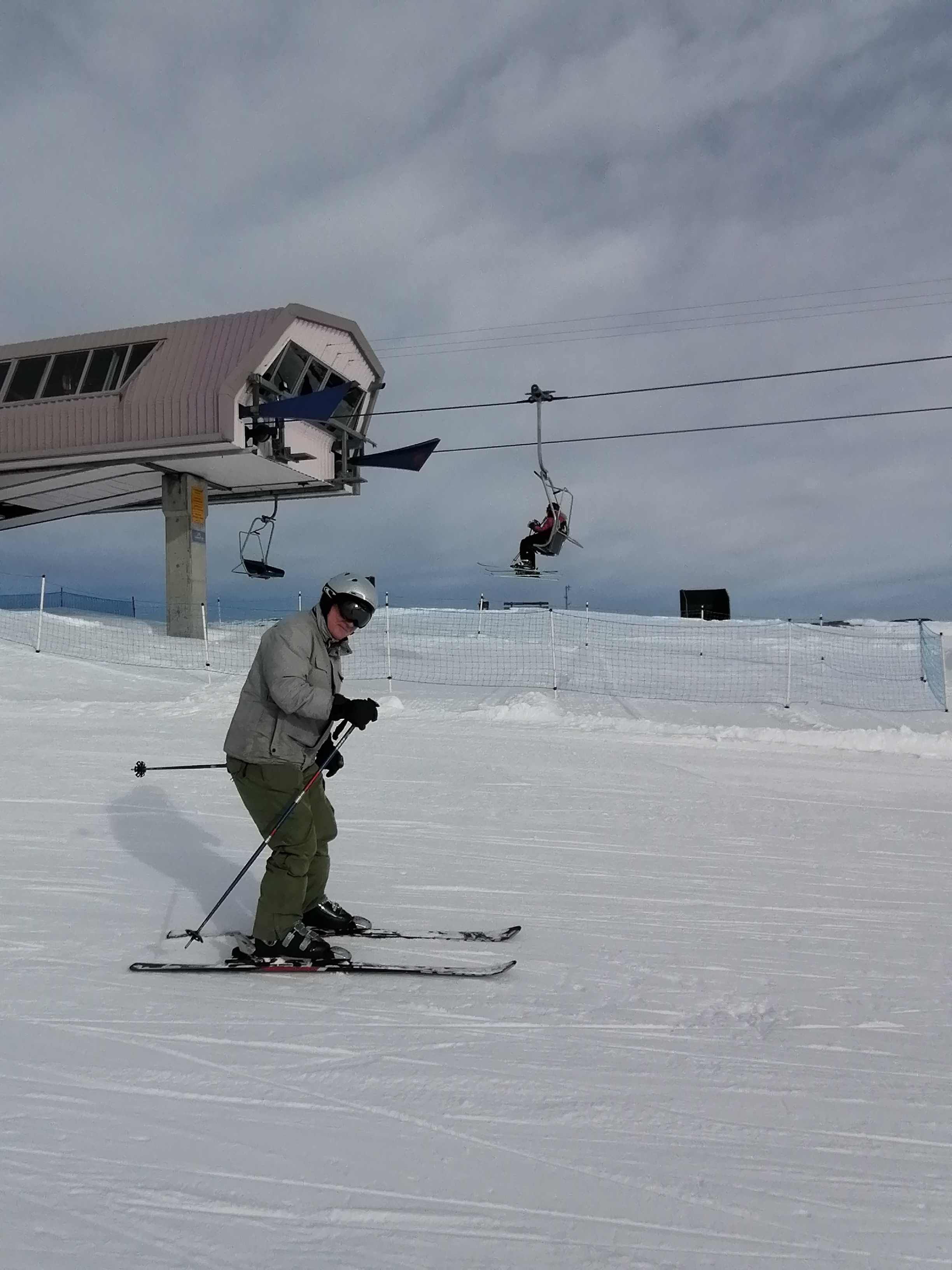 Peter auf den Ski